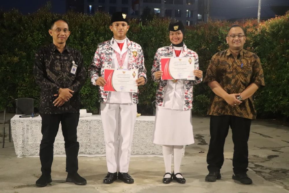 Kepala Bakesbangpol DIY Sambut Kepulangan Paskibraka Nasional 2025 Asal DIY