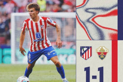 Hasil Atletico Madrid vs Elche: Skor 1-1