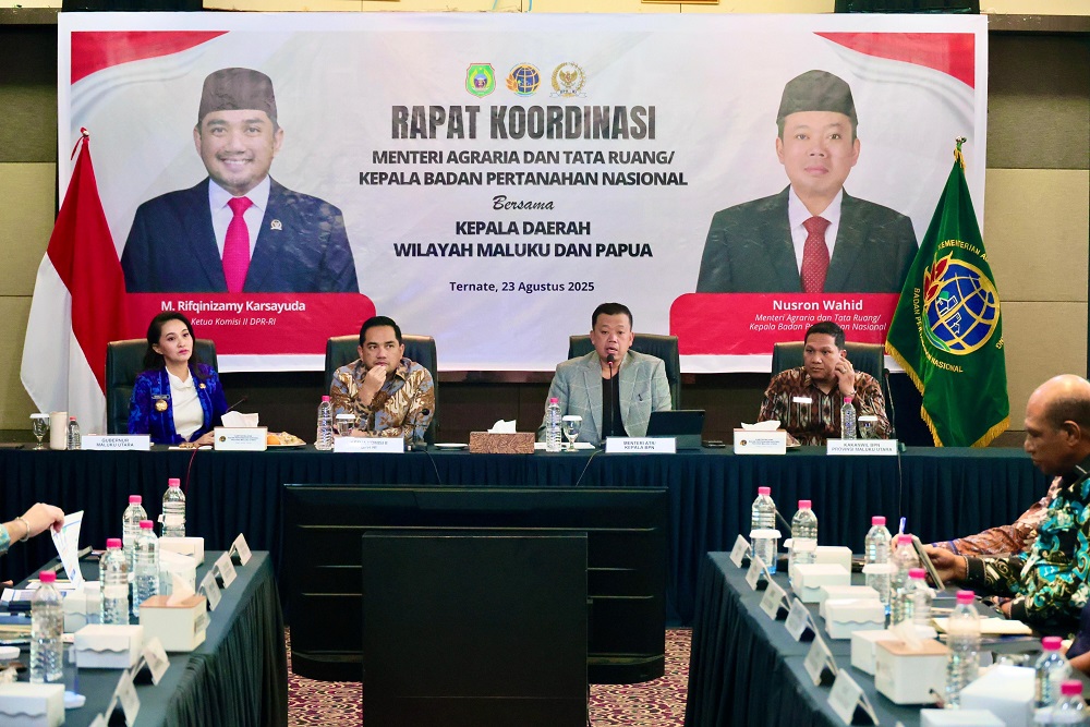 Menteri Nusron Tekankan Pentingnya Dukungan Pemda dalam Pembuatan Sertipikat Tanah