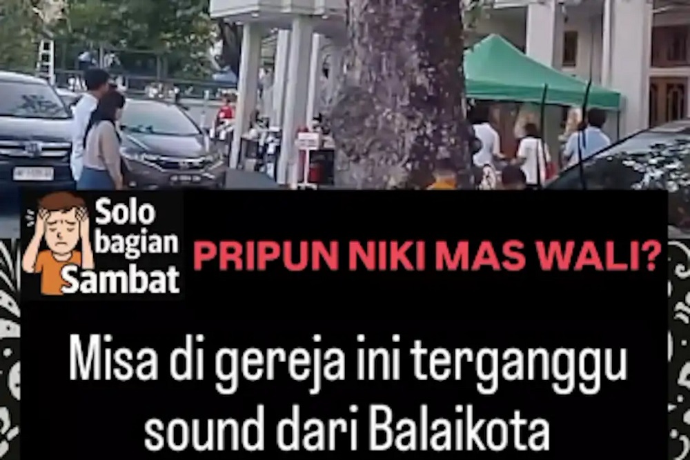 Umat Kristiani Keluhkan Suara Event di Balai Kota Solo karena Ganggu Ibadah