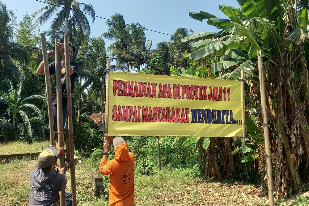 Warga Karangwuni Pertanyakan Ganti Rugi Pembebasan Lahan JJLS