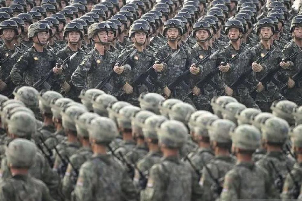 China Unjuk Kekuatan Militer bersama Rusia dan Korea Utara