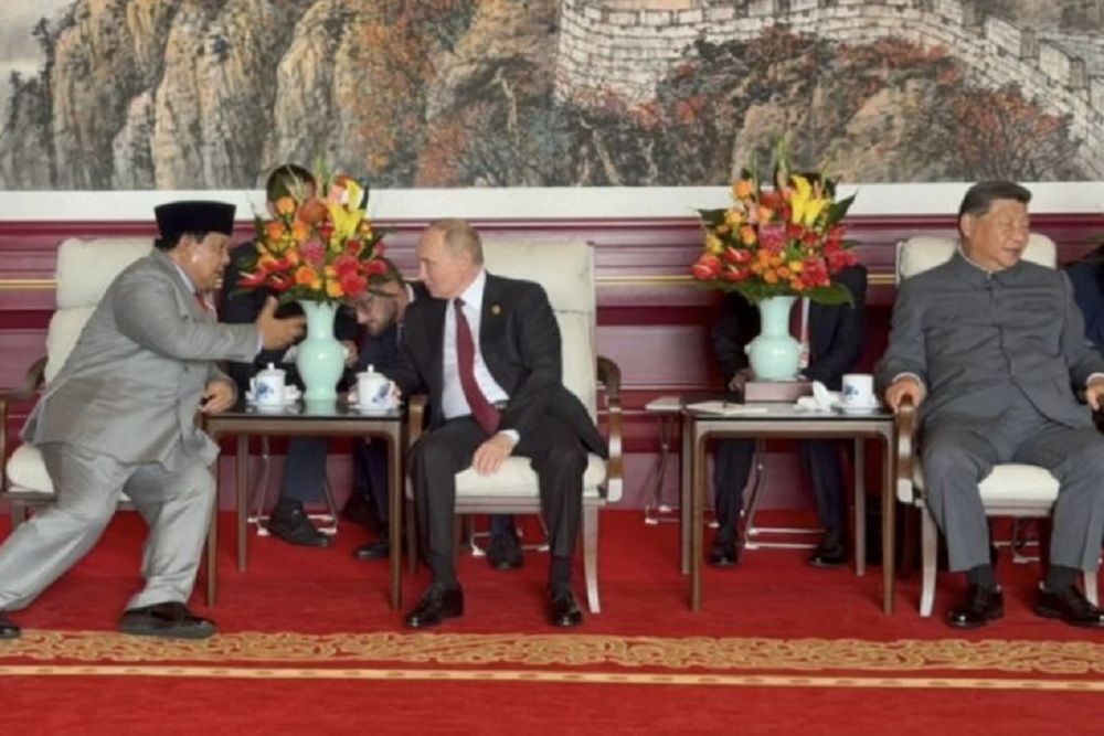 Diplomasi Singkat di Beijing, Prabowo Bertemu Xi Jin Ping dan Putin