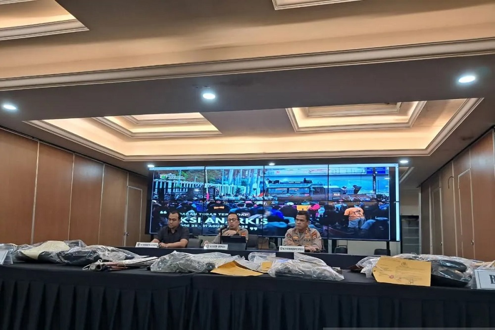 Polisi Tetapkan 43 Tersangka Aksi Anarkis dalam Demo di Jakarta