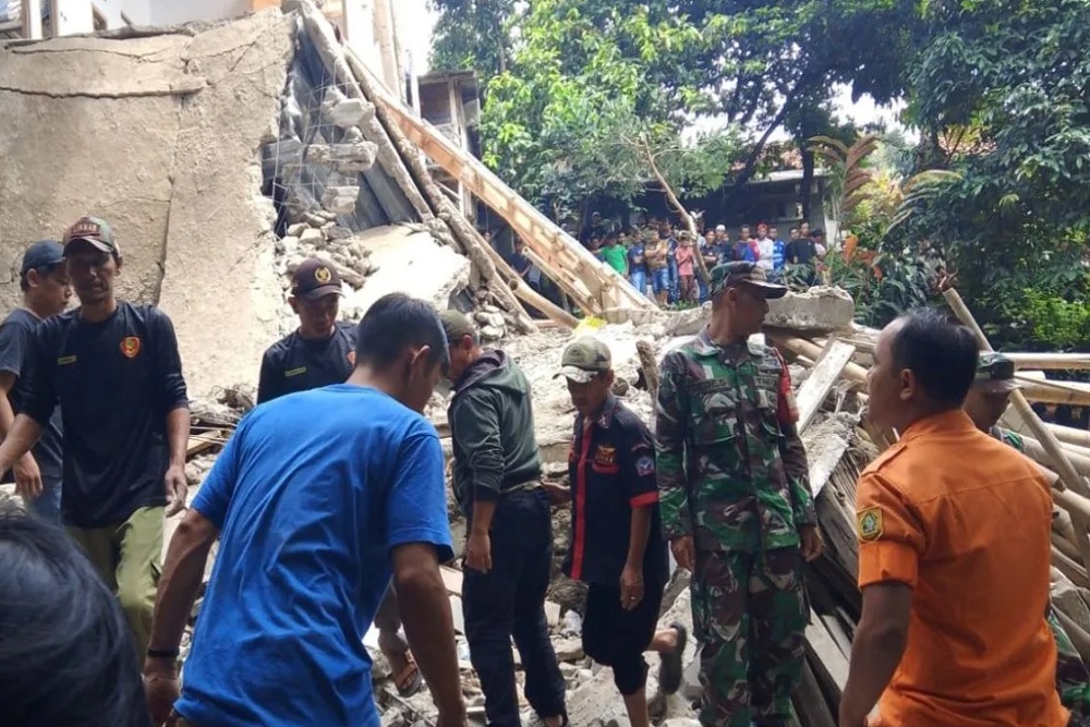 Bangunan Majelis di Bogor Ambruk, 3 Orang Meninggal Dunia