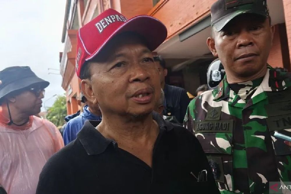 Gubernur Bali Minta Wali Kota Denpasar Data Jumlah Kerugian Akibat Banjir
