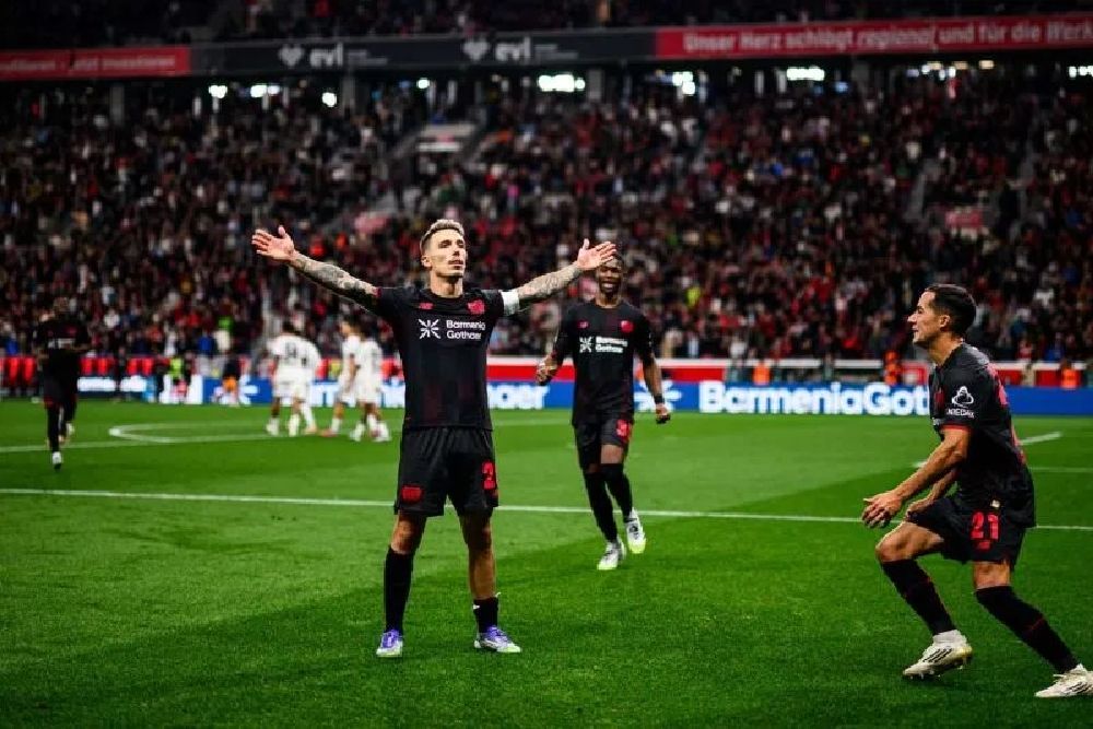 9 Pemain Bayer Leverkusen Tekuk Eintracht Frankfurt dengan Skor 3-1