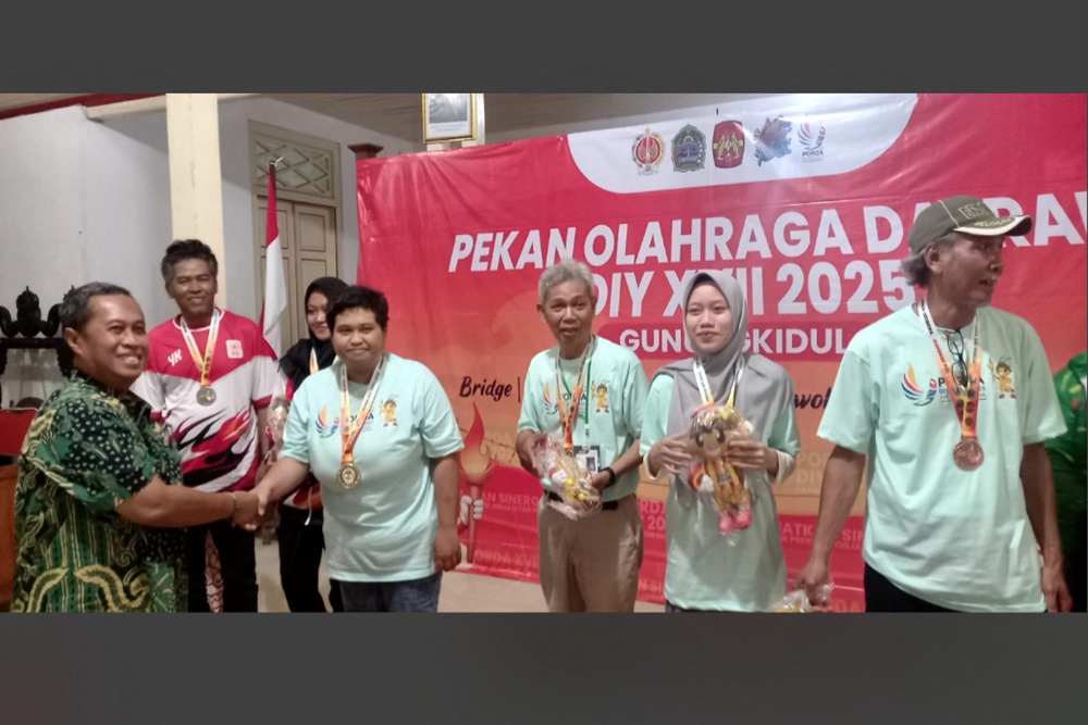  Disambangi Wabup, Sleman Raih Medali Emas
