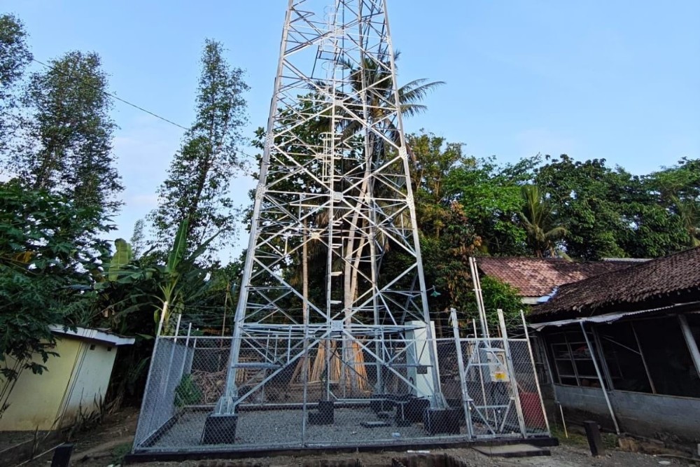 Warga Mangir Keluhkan Perusahaan Menara Seluler Belum Bayar Sewa