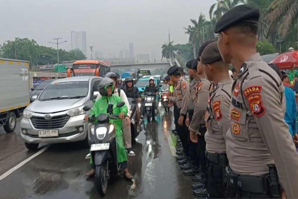 Kawal Demo Pengemudi Ojol, 6.118 Personel Gabungan Dikerahkan