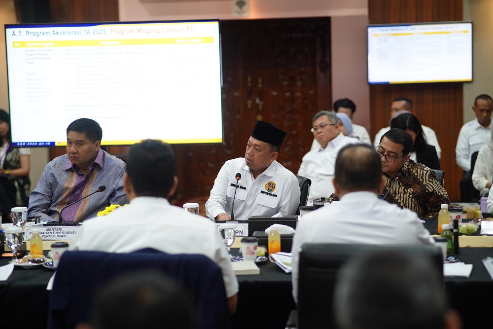 Menteri Nusron Usulkan Akselerasi Digitalisasi 300 RDTR di 2026