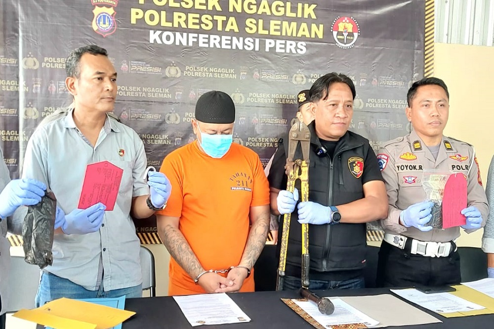 Polisi Tangkap Pencuri Ratusan Tabung Gas di Empat Kapanewon Sleman