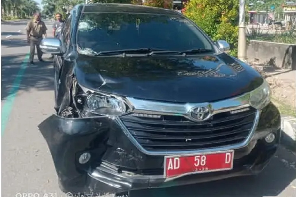 Mobil Dinas Boyolali Terlibat Kecelakaan dengan Motor, Satu Orang Terluka