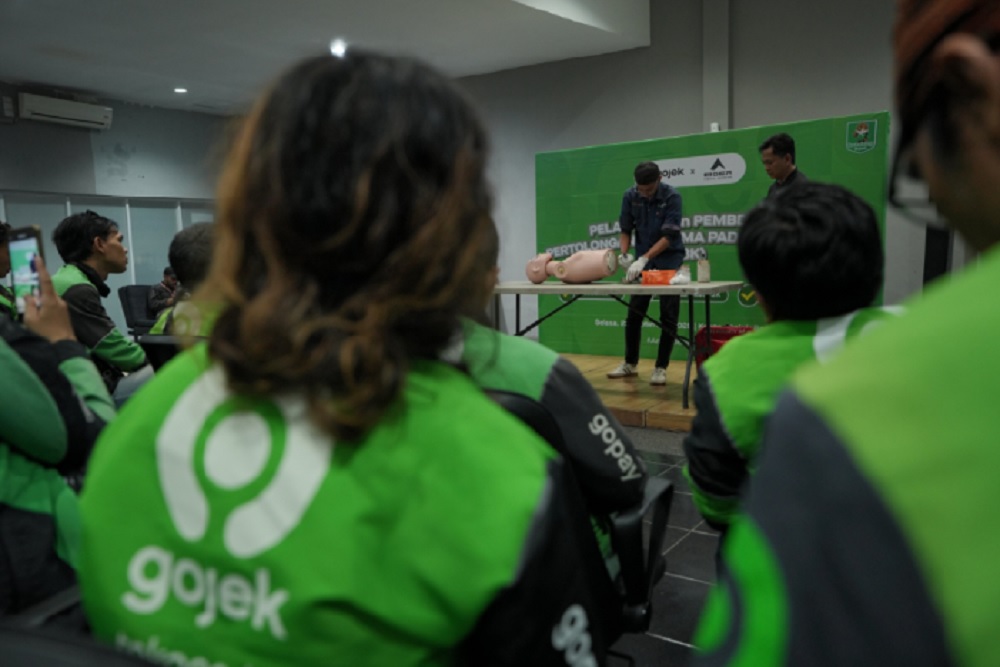  Gojek-EIGER Latih Driver Soal P3K