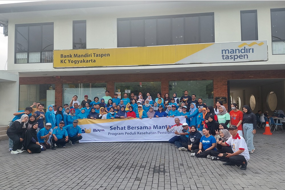 Mandiri Taspen Jogja Ajak Nasabah Hidup Sehat dan Aktif