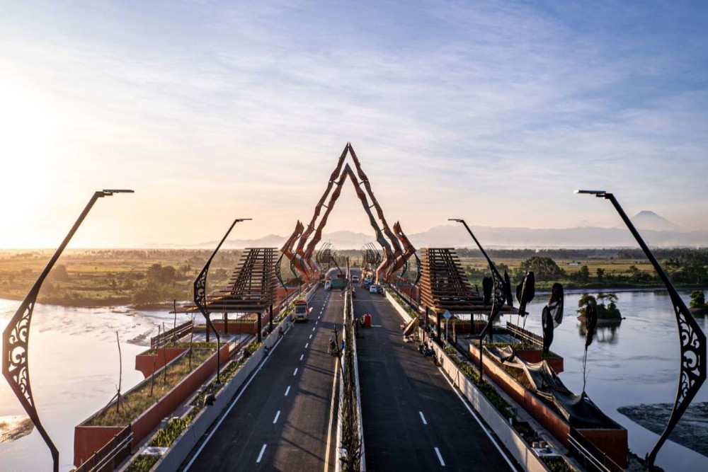 Jembatan Pandansimo Siap Jalani Uji Coba Lalu Lintas Pekan Depan