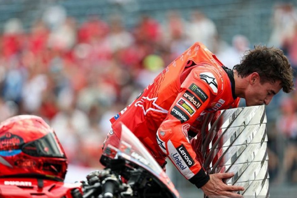 Marc Marquez Segel Gelar, Ducati Perpanjang Rekor Juara Dunia