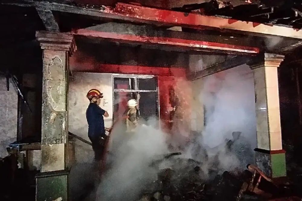 Rumah di Trucuk Klaten Terbakar, 3 Motor Ikut Hangus
