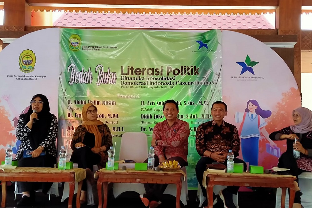 Dispusip Bantul Gaungkan Literasi Politik pada Generasi Muda