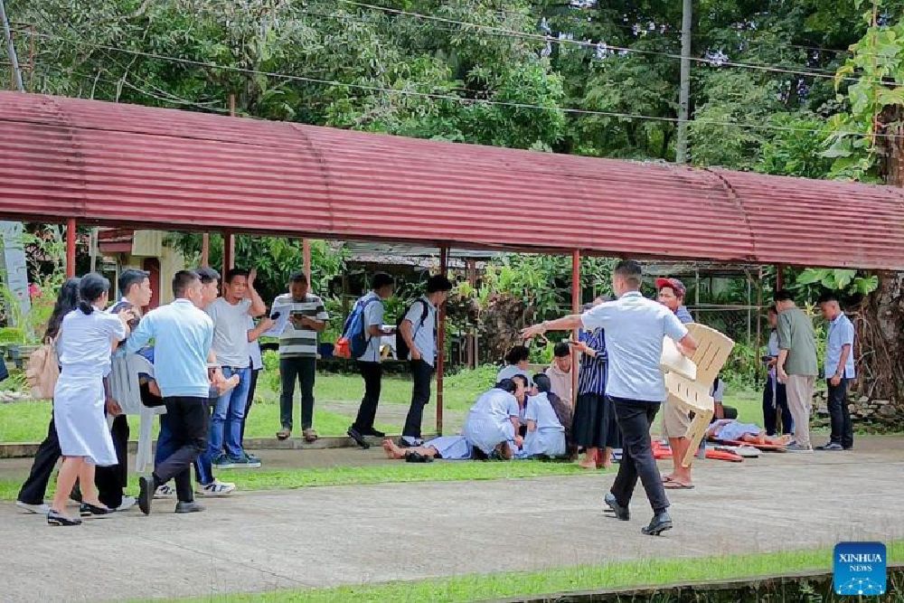 Potret Saat Warga Mindanao Filipina Diguncang Gempa Bumi M7,5