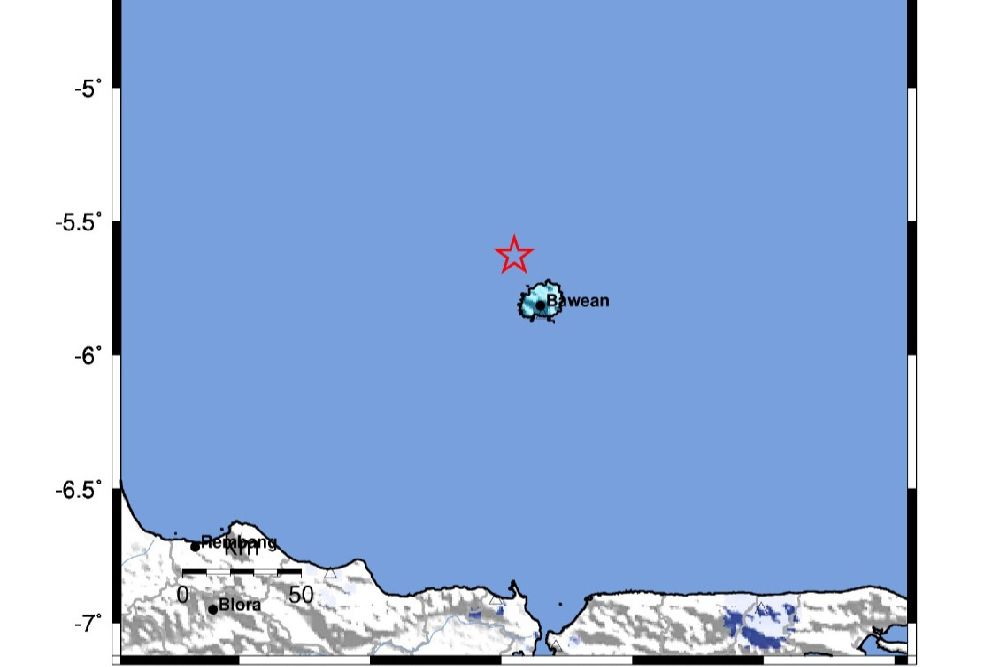 Penjelasan BMKG Terkait Gempa M4,3 di Bawean Jawa Timur Hari Ini