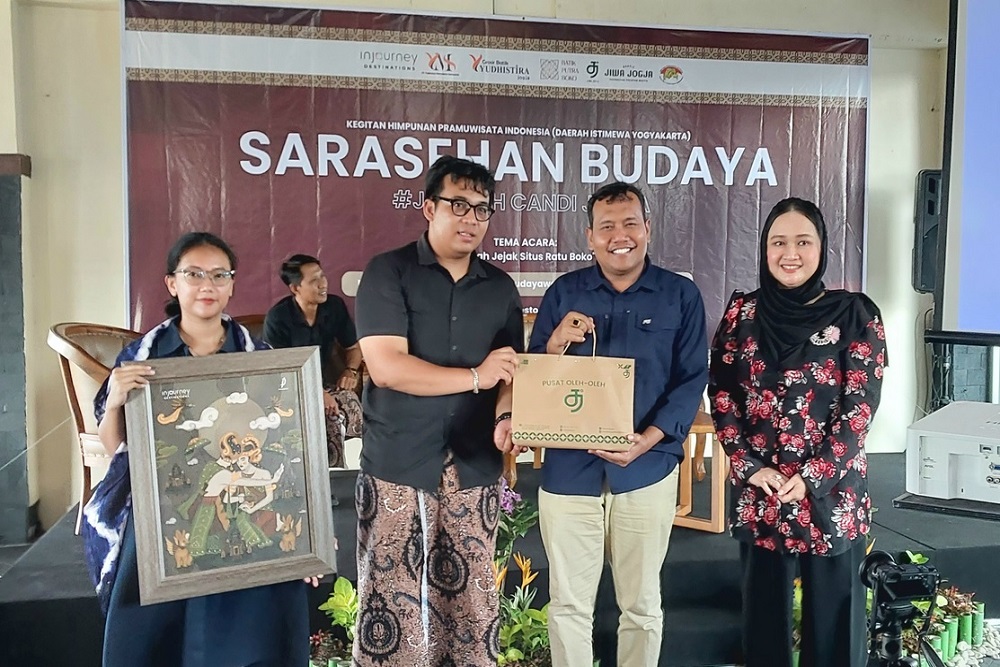 Yudhistira Mahadana dan Injourney Kolaborasi Angkat Wisata Ratu Boko