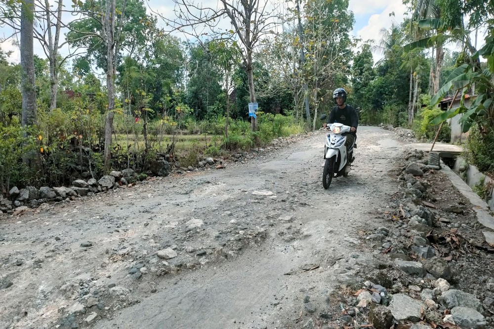 Jalan Wisata ke Gua Pindul Rusak Parah, Warga Minta Diperbaiki