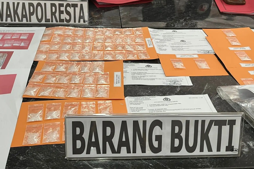 Polresta Solo Tangkap 75 Tersangka Penyalahgunaan Narkoba