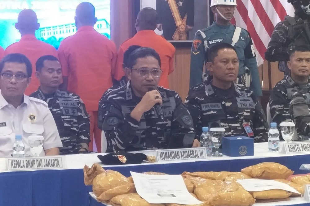 Penyelundupan 10 Kilogram Sabu Digagalkan TNI AL di Tanjung Priok