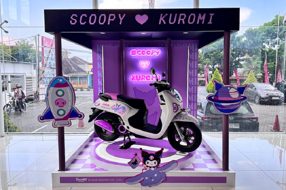 Honda Scoopy x Kuromi Limited Edition Resmi Hadir di Yogyakarta