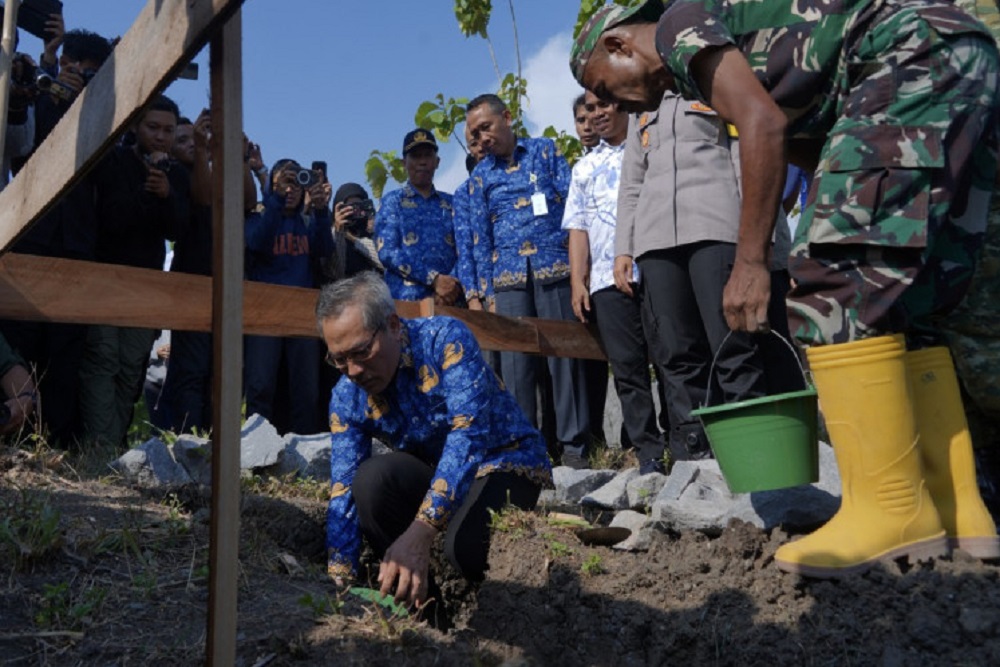 Lima Gerai Gudang Perlengkapan Kopdes Merah Putih Dibangun di Bantul