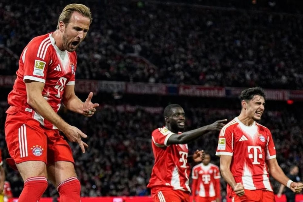 Bayern vs Dortmund Skor 2-1, Harry Kane Cetak 1 Gol