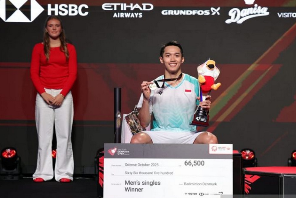 Jonatan Christie Ungkap Kunci di Balik Gelar Denmark Open 2025