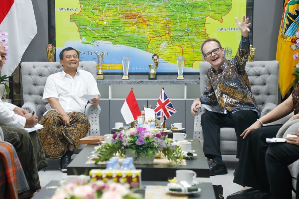 Dubes Inggris Bertemu Gubernur Ahmad Luthfi, Tindak Lanjuti Kerja Sama