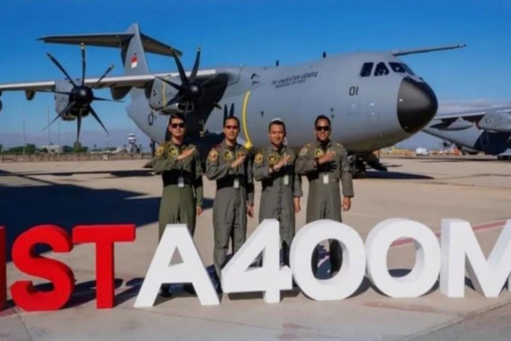 4 Penerbang TNI AU Akan Kemudikan A400M dari Spanyol ke Halim Jakarta