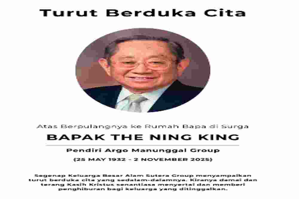 Konglomerat The Ning King Meninggal Dunia