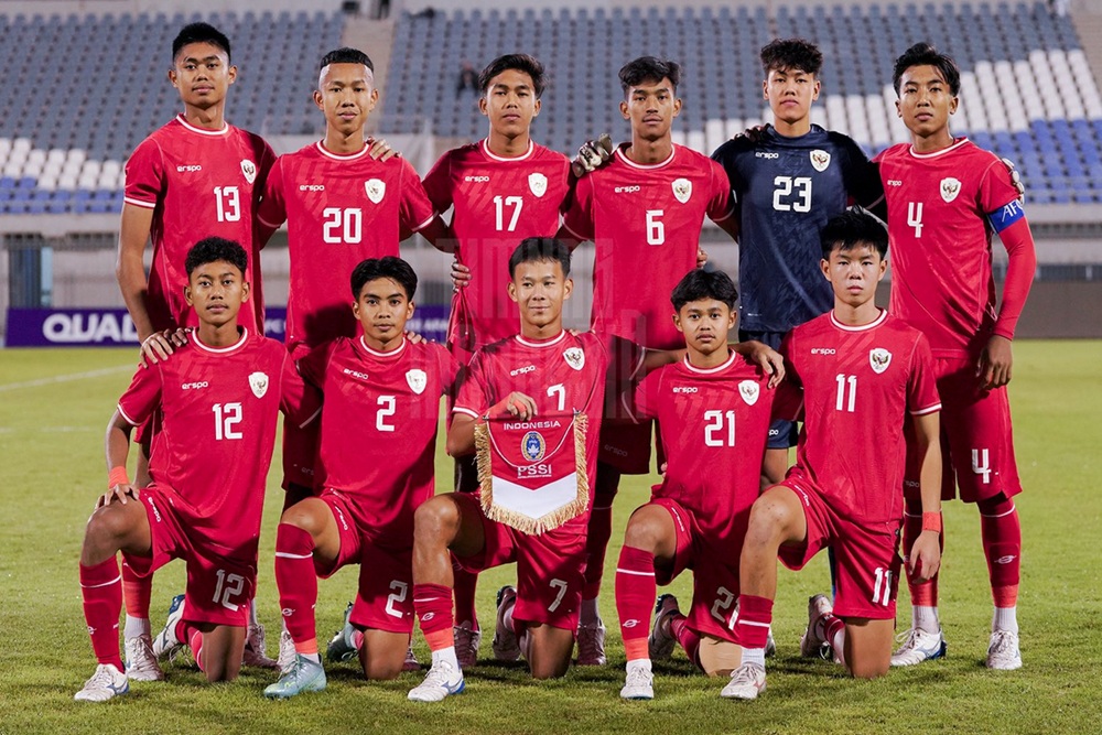 Timnas U-17 Indonesia vs Zambia, Skor Sementara 1-0, Garuda Unggul