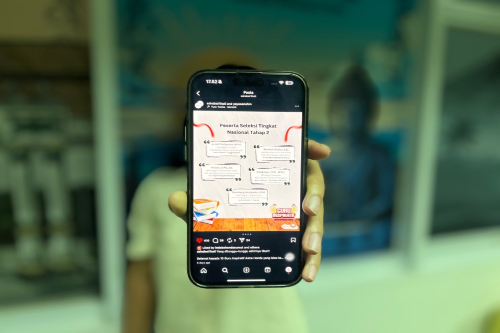 Perwakilan Astra Motor DIY Melaju Tahap 2 Guru Inspiratif Astra Honda