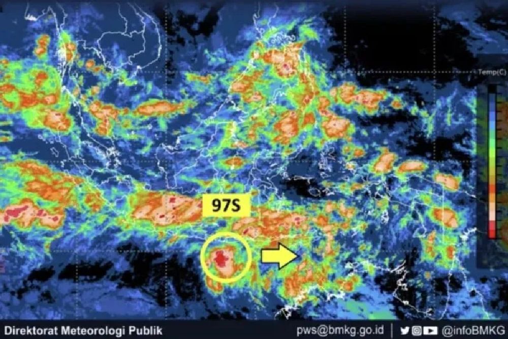 BMKG Amati 2 Bibit Siklon Pemicu Hujan, Masyakat Diminta Waspada