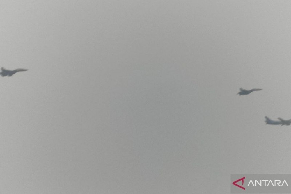 TNI AU Latihan Force Down Pesawat Asing di Morowali