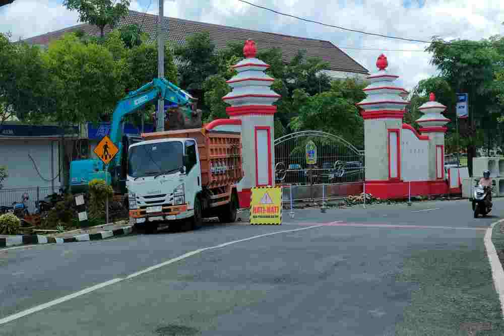 Drainase Rp850 Juta Dibangun, Alun-Alun Wonosari Bebas Banjir
