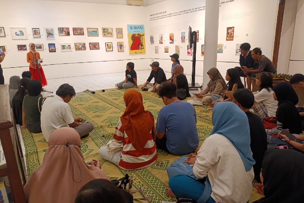 Pameran Arsip dan Ilustrasi Petak Umpet Sastra Anak Digelar di Jogja