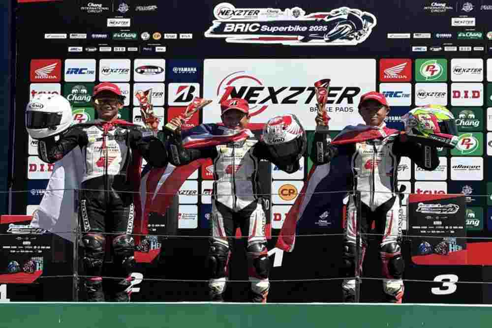 Pebalap Astra Honda Raih Posisi Tiga Besar Klasemen TTC 2025