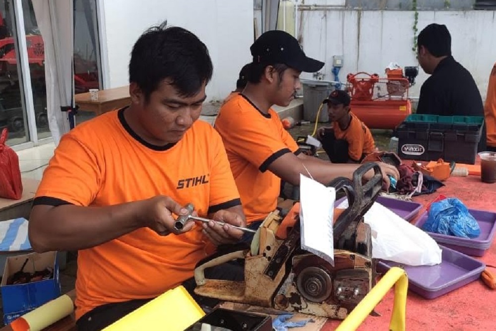CV Sentral Yanmar Prambanan Bentuk Komunitas Chainsaw STIHL