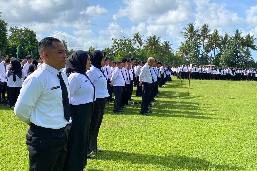 Pegawai PPPK Bantul Terima SK Baru dalam Apel Besar 2025