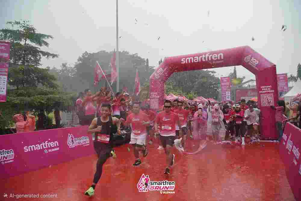 SMARTFREN Fun Run Sleman Dorong Gaya Hidup Sehat