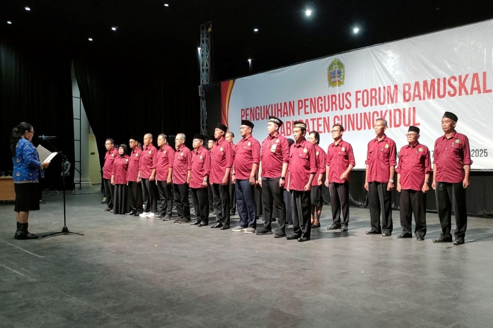 Bupati Kukuhkan Forum Bamuskal Gunungkidul, Ini Pesannya