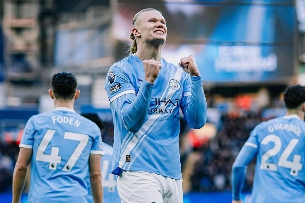 Haaland Menggila, Manchester City Kudeta Puncak Klasemen