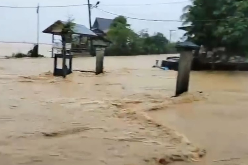 Hujan Lebat, Permukiman di Pidie Jaya Aceh Terendam Banjir