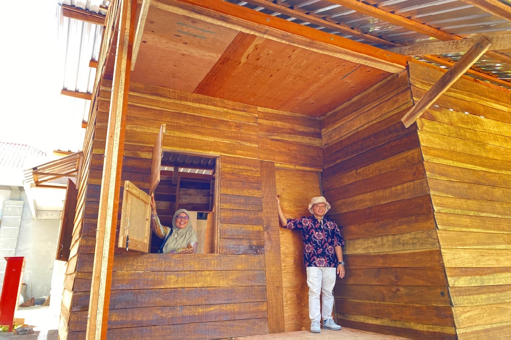 UGM Rancang Huntara Rumah Geunira dari Kayu Hanyutan Bencana Sumatera